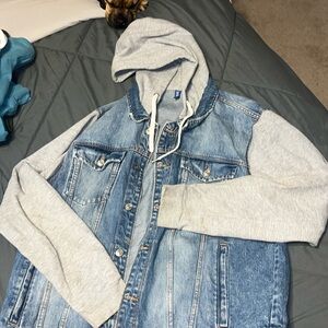 JEAN JACKET HOODIE